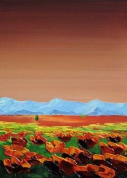 "Small Palette Knife Landscape"