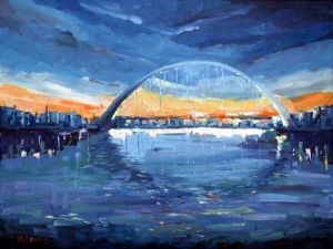 "Sculling at Dawn, Port Alfred"