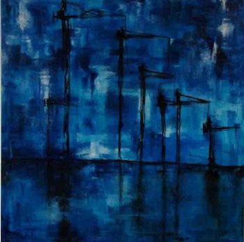 "Cranes over Water"