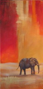 "Elephant Abstract - 1 of 2"