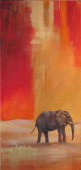 "Elephant Abstract - 1 of 2"