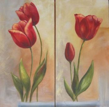 "Tulips Diptych"