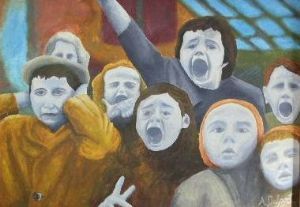 "Children at Puppet Theatre"
