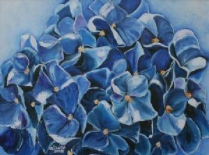 "Blue Hydrangea"