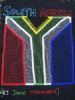 "South African Beaded Flag"