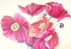 "Poppies in a Vase"