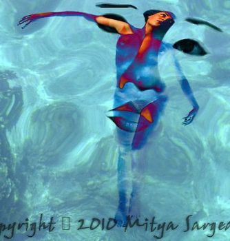 "Nude in Water"