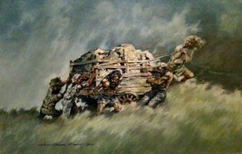 "Pulling the Hay Cart"