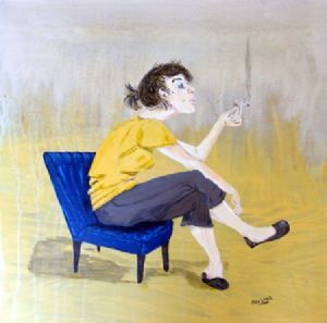 "Smoking Lady"