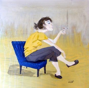 "Smoking Lady"