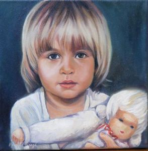 "Girl with Rag Doll"
