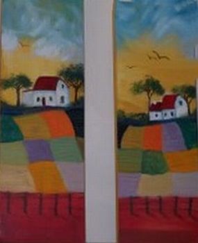 "Happy Place - Diptych"