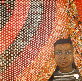 "Boy Among African Matts"