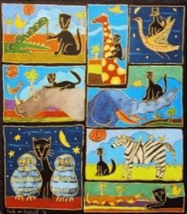 "Black Cat in the Jungle"