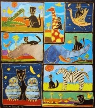 "Black Cat in the Jungle"