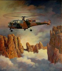 "SAAF Aerospatiale MK111 AlouettPinnacle Maneuver"