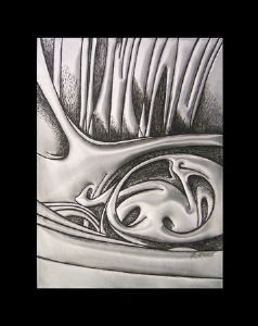 "Congress Commission Metal Abstract in Metal"