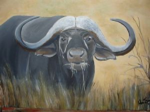 "Grazing Buffalo"