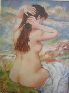 "Nude Girl - After Renoir"