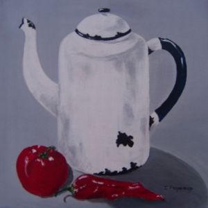 "Enamel and Chillies 1"