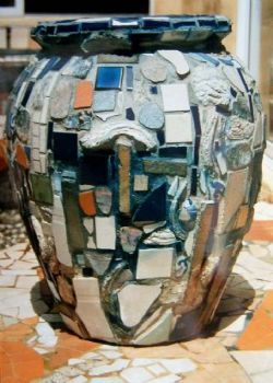"large mosaic pot"