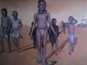 "Himba Evening Walk"