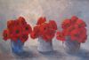 "Three Vases with Poppies"