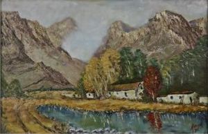 "Cape Farm Scene"