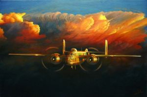 "Anticipate Action - North American Mitchell B-25"