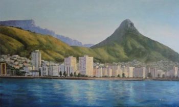"Lions Head from Sea Point"