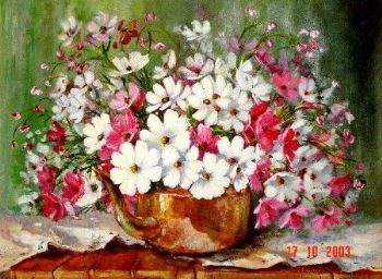 "Cosmos in Copper Kettle"