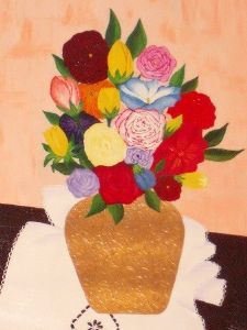 "Vase of Flowers"