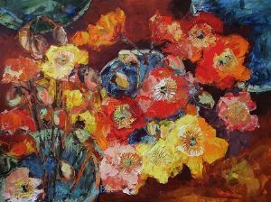 "Poppies in Verf-Emmers"