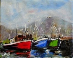 "Three Boats 1 RESERVED"