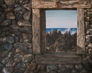 "Stone Wall with a view"