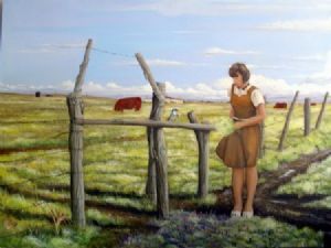 "Girl at Crossroads"