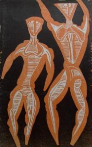 "Shaka relaxes with his concubines"