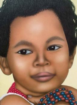 "Girl With Beads"