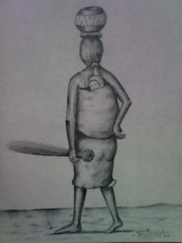 "Woman Carrying Child"