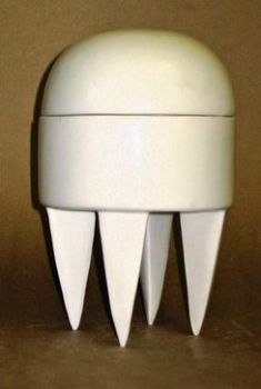 "Lidded Pot With Triangular Feet"