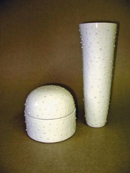 "Lidded Pot Plus Vase"