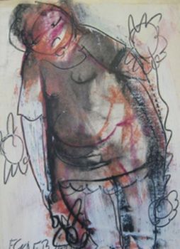 "Lady with Flowers"