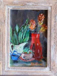 "Flowers and Tea Still Life"