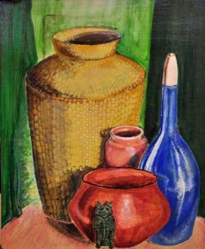 "Still Life with Kweepy Froggy"