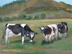 "Cattle Grazing in the Field"