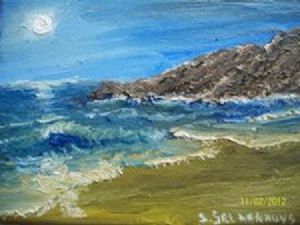 "Moonlight at Kwaaiwater Hermanus"