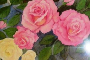 "Watercolor Roses"