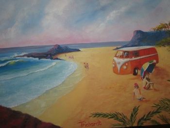 "Kombi at the Sea"