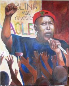 "Malema Graffiti"