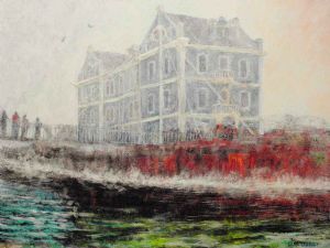 "Captain's Manor in the Fog"